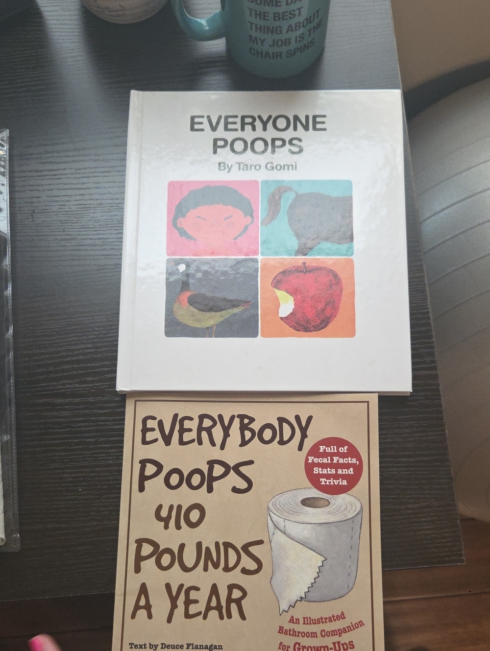 Everyone Poops by Taro Gomi — White Cover with Colorful Squares